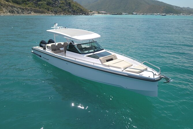 Full-Day Private Luxury Yacht Tour in Anguilla - Little Bay for snorkeling and a jump from the rock