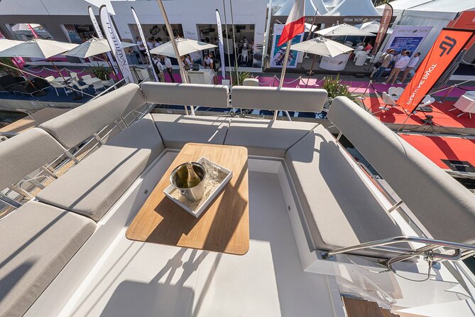 Full-Day Private Tour in Santorini by Luxury Catamaran - Finishing at Vlychada’s dark-sand port