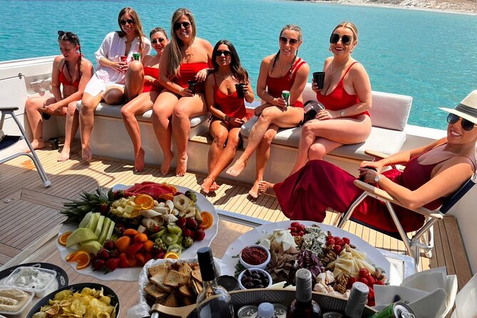 Full Day Private Yacht Cruise in Mykonos on a Ferretti Altura 52s - Meeting at Mathios Tavern in Mykonos