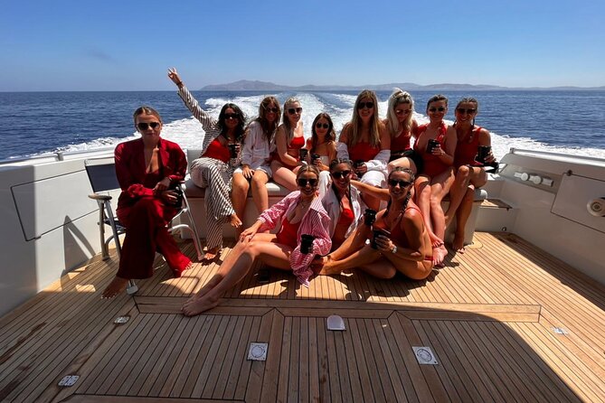 Full Day Private Yacht Cruise in Mykonos on a Ferretti Altura 52s - What the skipper and co-skipper add