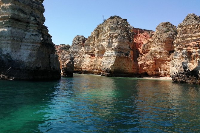 Full day private yacht from lagos with drinks, tapas, paddle boards and kayak - Ponta da Piedade from the sea