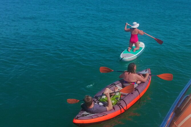 Full day private yacht from lagos with drinks, tapas, paddle boards and kayak - Paddle boards, kayaking, and time off the yacht