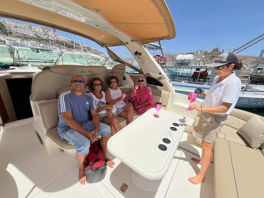 Gran Canaria: Shared yacht trip with drinks, lunch, and snorkeling - Optional jet skis, sea scooters, and parasailing