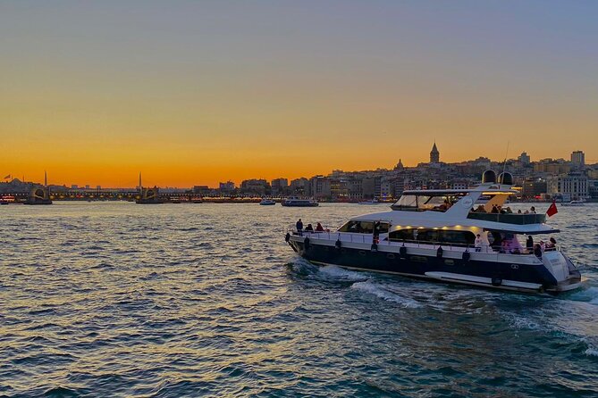 Guided Bosphorus Sunset Cruise on Luxurious Yacht - Small Group Cruise - Rumeli Fortress at the narrowest point