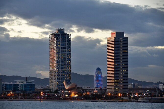 Guided Private Yacht Tour in Barcelona Spain - Montjuïc and the castle above the port