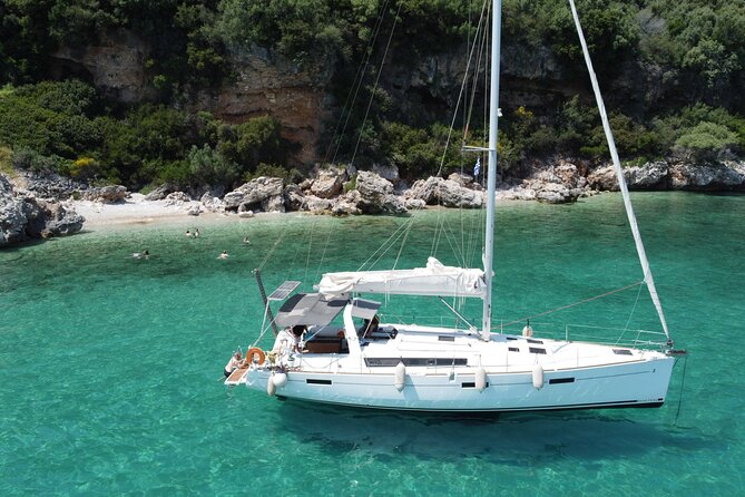 Guided Sailing Yacht Trip in Corfu Island - The longer Gialiskari stop near Agni Beach