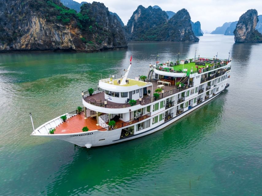 Ha Long Bay: Luxury Cruise 2-Day With All Activities & Guide - Hanoi pickup and boarding at noon