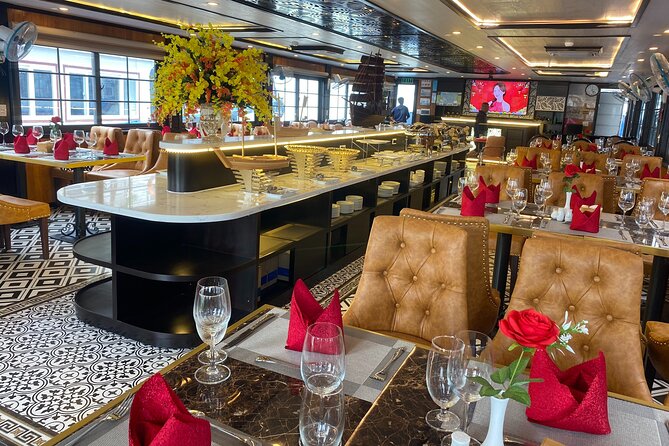 Ha Long bay Luxury cruise Day Trip - Ti Top Island adds swimming and the best high view