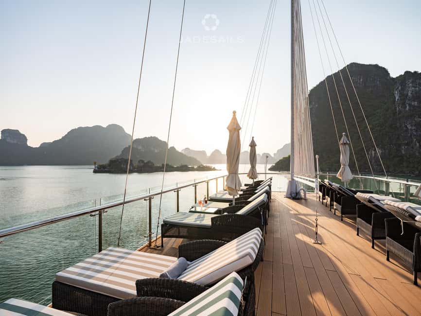 Ha Long–Lan Ha Luxury Yacht Day Cruise from Hanoi - Rolling spring rolls and watching the sunset