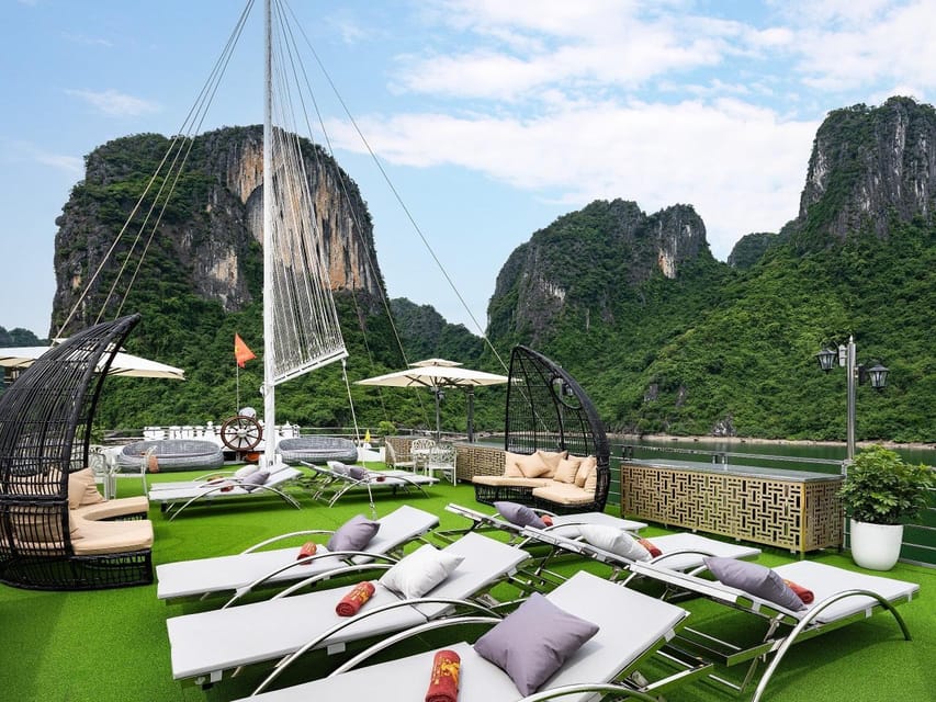 Ha Noi - Ha Long Bay 1 Day/ Luxury Boat/ Buffet Lunch/ Party - Boarding the boat at 11:30 AM