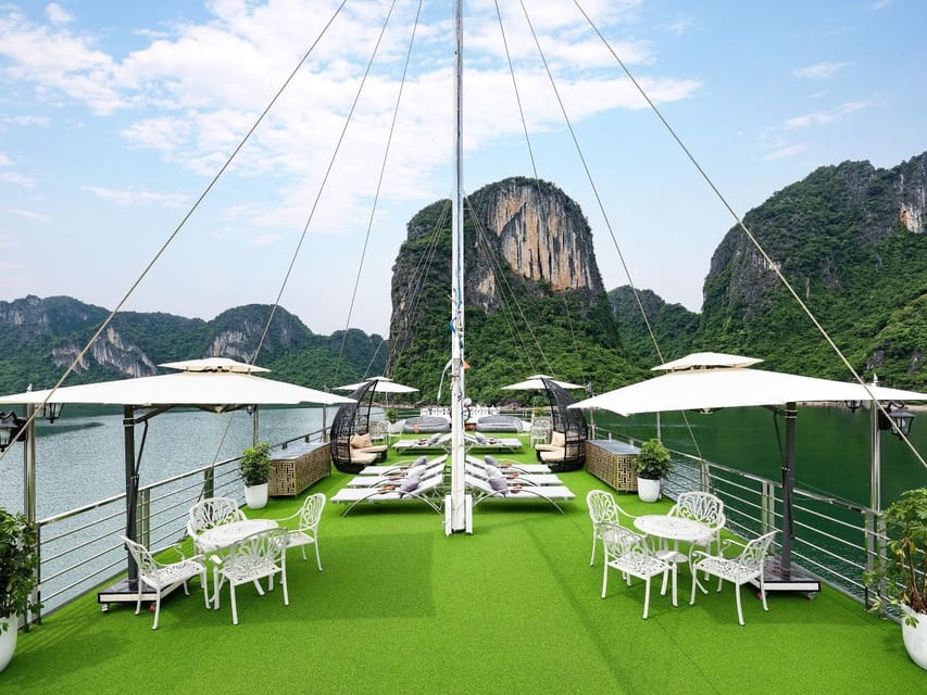 Ha Noi - Ha Long Bay 1 Day/ Luxury Boat/ Buffet Lunch/ Party - Titop Island, views, swimming, and optional boats