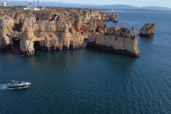 Half Day Private Charter morning /afternoon Yacht in Lagos - The main swim stop at Praia do Vau