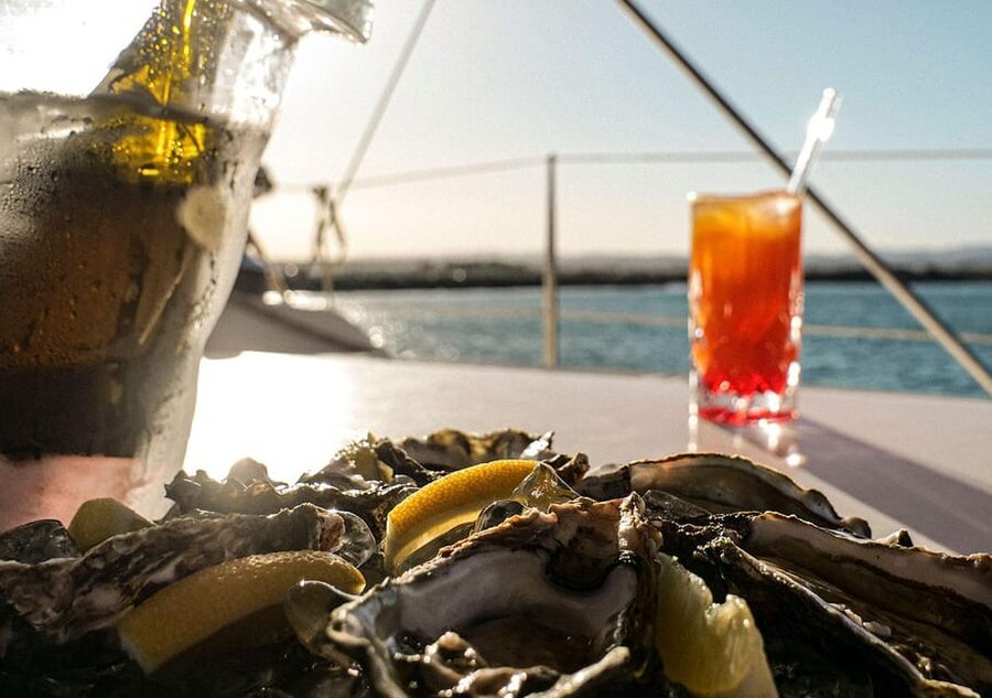 Half-day Private Sailing Yacht Experience in Tavira - The optional chef’s tasting menu
