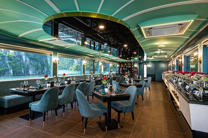 Halong Bay Day Tour With Sunlight Luxury Cruise With Transfer - Buffet lunch with seafood and Western choices