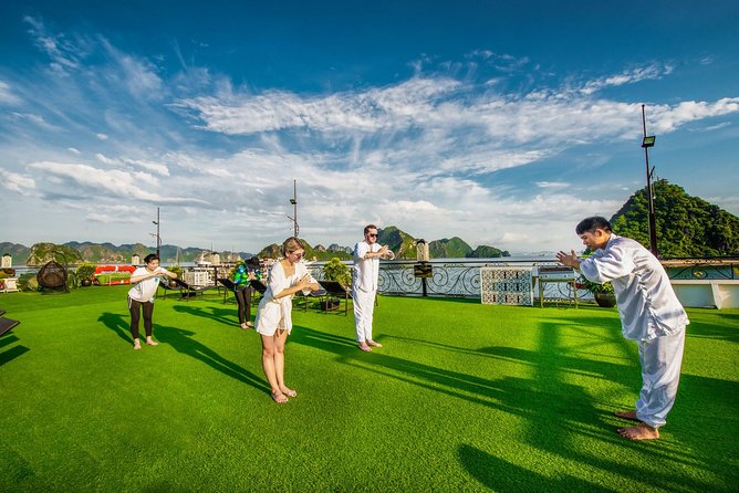 Halong bay luxury cruise 2D/1N: Titop island, Surprise cave, Kayaking, Swimming - Sunset, dinner, and a night on the water