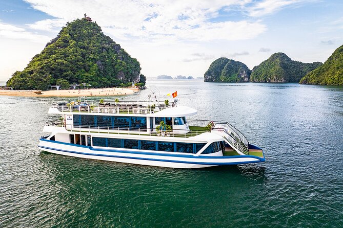 Halong Bay Luxury cruise Day trip: Buffet Lunch, Limousine bus - Getting from Hanoi’s Old Quarter to Tuan Chau Harbor