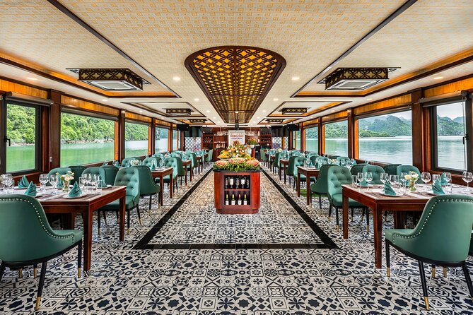 Halong Bay Luxury cruise Day trip: Buffet Lunch, Limousine bus - Optional kayaking costs extra