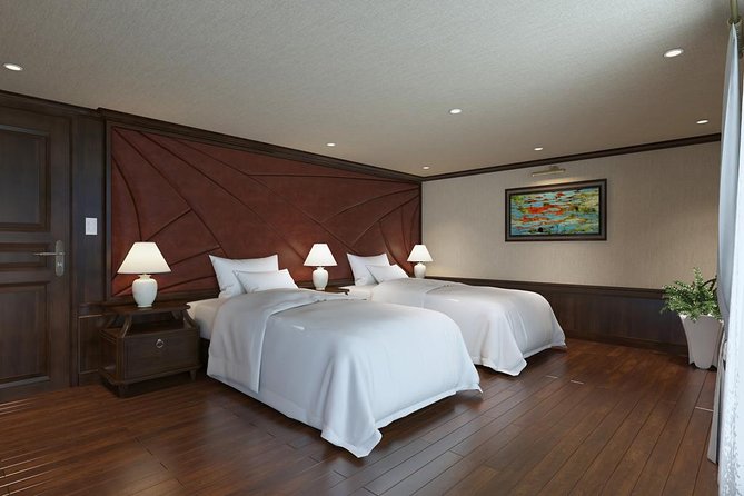 Halong Luxury Cruise 2D/1N: Kayaking, swimming, Titop island, Surprise cave - Boarding at noon and finding your rhythm