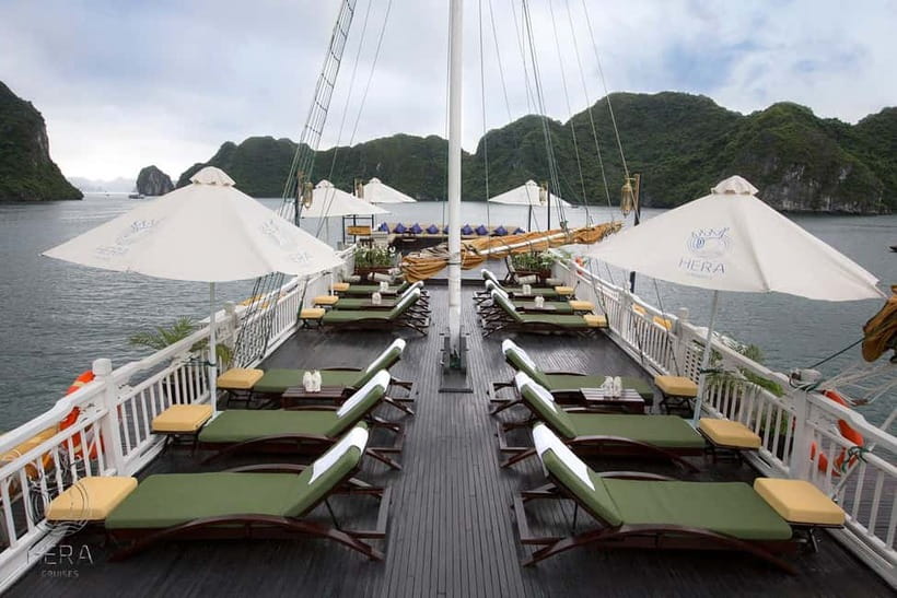 Hanoi: 2D1N Ha Long Bay by Hera Grand Luxury Cruise - Brunch, marina return, and the optional cycling stop
