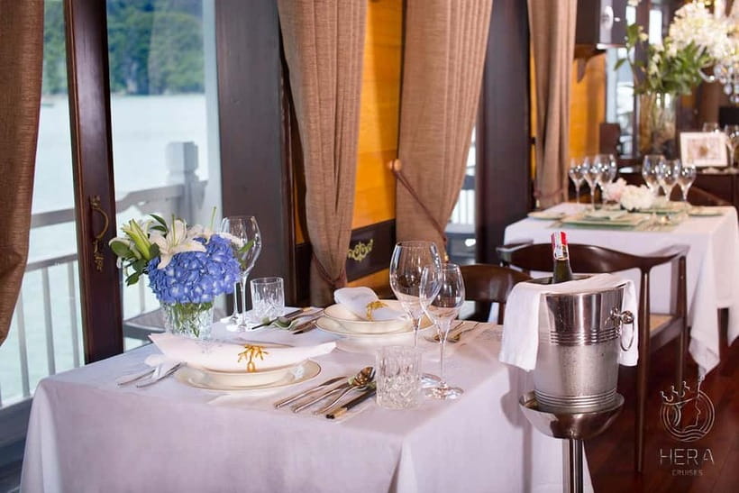 Hanoi: 2D1N Ha Long Bay by Hera Grand Luxury Cruise - Sunset, cooking class, and the evening onboard
