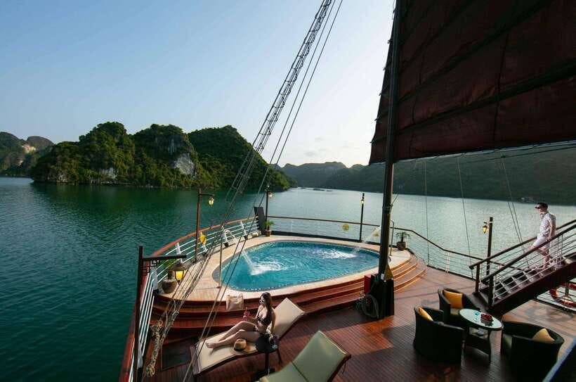 Hanoi: 2D1N Ha Long Bay, Lan Ha Bay by Amanda Luxury Cruise - Lunch among Ha Long Bay’s limestone towers