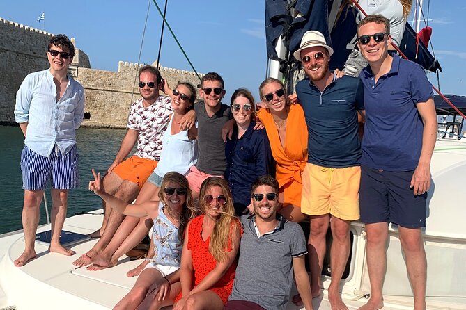 Heraklion: Sunset Luxury Cruise with Sushi and Open Bar - Leaving Heraklion for a quieter evening at sea