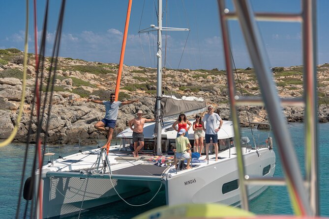 Heraklion: Sunset Luxury Cruise with Sushi and Open Bar - Swimming and snorkeling at Dia Island