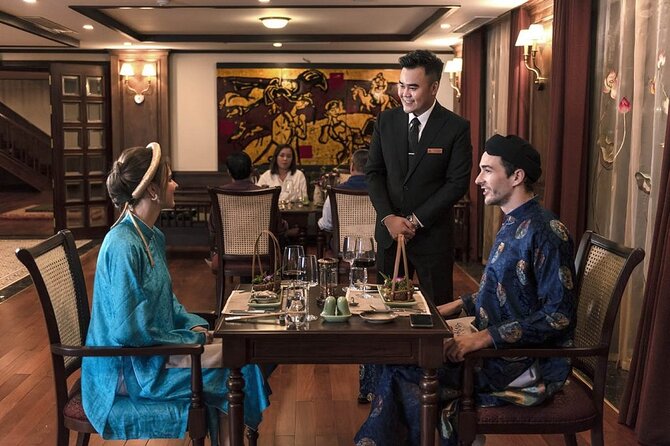 Heritage Cruises Best Luxury Cruise to Halong and Lan Ha Bay 2D1N - Cabins, shared spaces, and group size