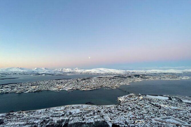 History Fjordcruise Around The Isle Of Tromso - Luxury Catamaran - Seeing Tromsø from the water at 2:00 pm