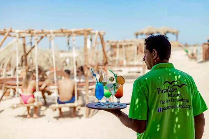 Hula Hula Island Luxury Cruise Snorkeling to W/Transfer-Hurghada - Foam party, kayaking, and the floating aqua park