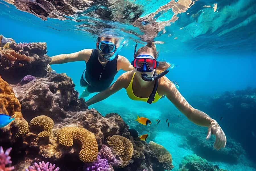 Hurghada: 3 Islands, Dolphins & Snorkel Yacht Trip w/ Lunch - The morning pickup and boat welcome