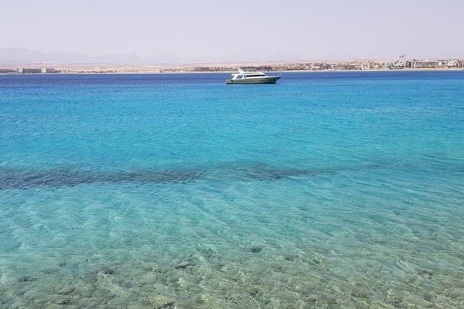 Hurghada: Magawish Island and Reefs Snorkeling Yacht Cruise - From Hurghada hotel to the marina