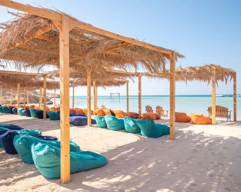 Hurghada: Orange Island Yacht Trip with Lunch & Water Sports - Lunch, snacks, fruit, and drinks