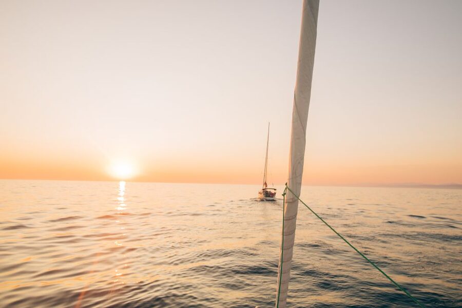 Hvar: Romantic Sunset Sailing Experience On A Comfort Yacht - Sunset, Sea, and the Best Photo Light