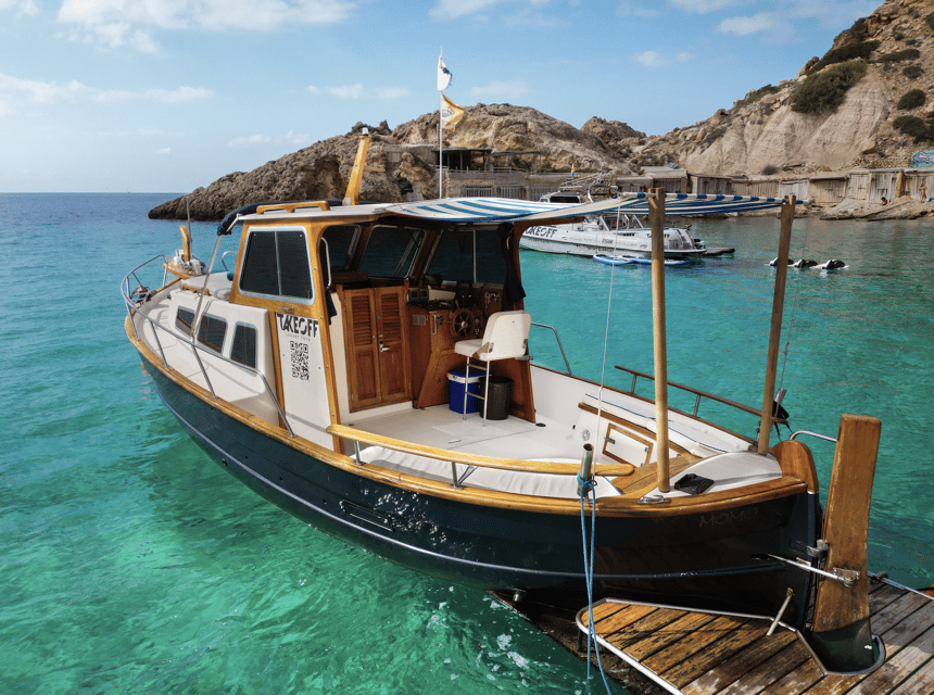 Ibiza: Classic Full or Half-Day Boat Charter - What a half-day on the water can include