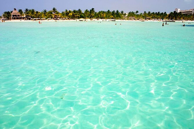 Isla Mujeres Catamaran Luxury Sailing Experience from Puerto Morelos - Playa Norte is beautiful, but not especially peaceful at peak times