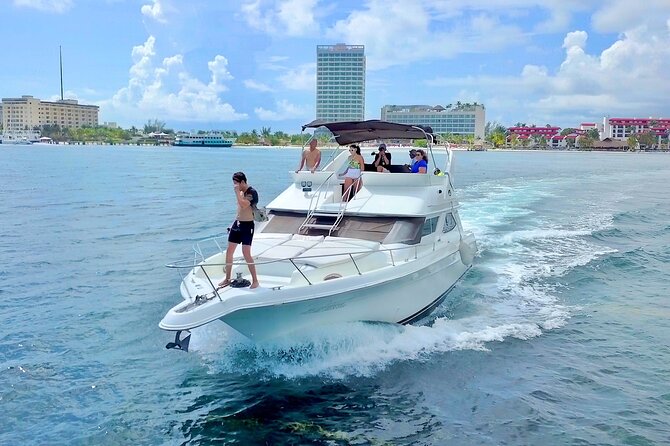 Isla Mujeres snorkeling tour on Exclusive 46ft Yacht in Cancun - Snorkeling near Isla Mujeres