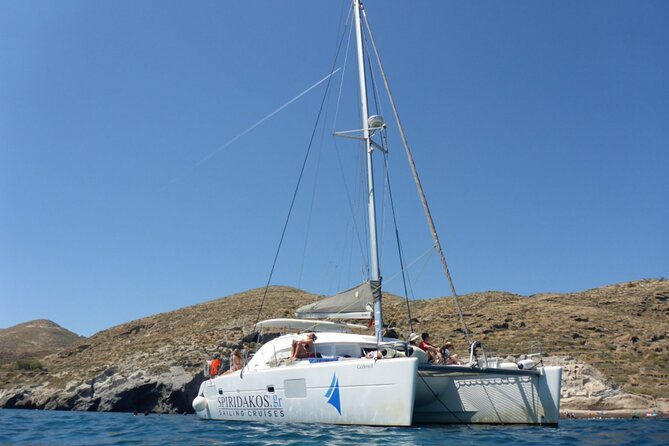 Island Hopping: Santorini Catamaran Charter Cruise with a skipper - Is $8,558.73 good value for a group of 10?