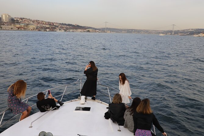 Istanbul Bosphorus Sunset Cruise on a Luxurious Yacht - Bridges, Çırağan, and the shape of the city
