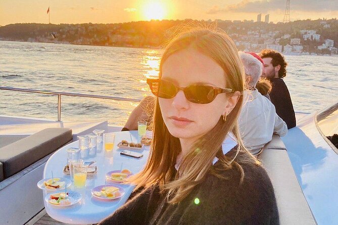 Istanbul Bosphorus Sunset Cruise on Luxury Yacht - Ortaköy Mosque and the first bridge