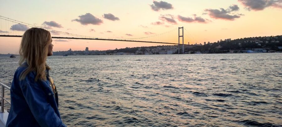 Istanbul: Bosphorus Sunset Cruise on Yacht with Live Guide - Arnavutköy, Bebek, and the grand northern shore