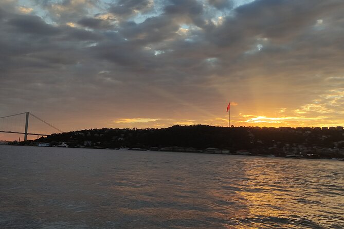 Istanbul Bosphorus Sunset Cruise with Wine on a Luxury Yacht - Rumeli Fortress and the narrowest part of the Bosphorus