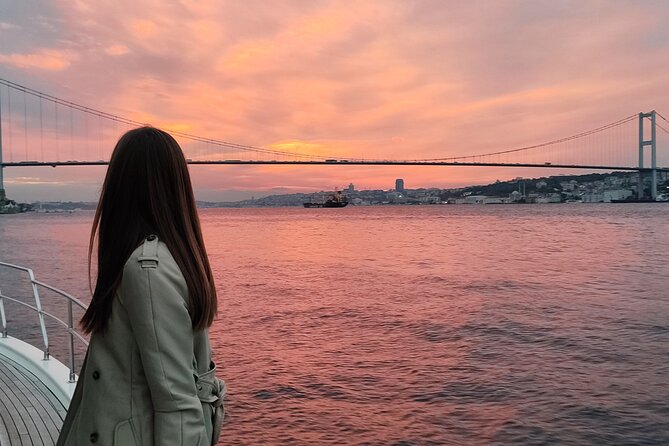 Istanbul Bosphorus Sunset Cruise with Wine on a Luxury Yacht - The Asian shore: fortresses, pavilions, and waterfront homes