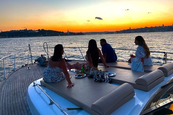 Istanbul Bosphorus Sunset Yacht Cruise With Live Guide And Snacks - From the meeting point to the open strait