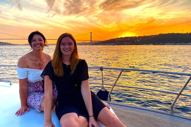 Istanbul Bosphorus Sunset Yacht Cruise With Live Guide And Snacks - Dolmabahçe Palace and Ortaköy from the water