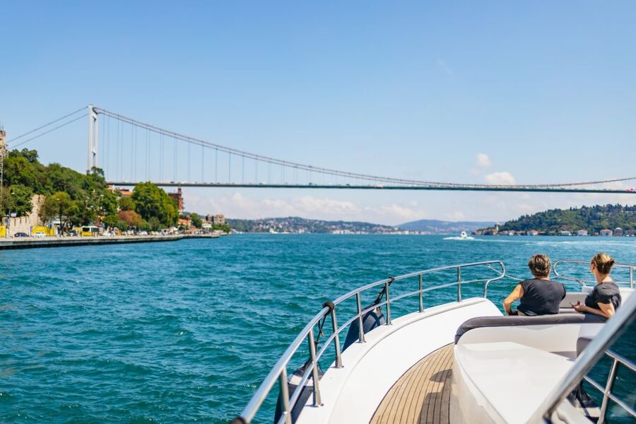 Istanbul: Bosphorus Yacht Cruise with Stopover on Asian Side - Boarding near Dolmabahce Mosque