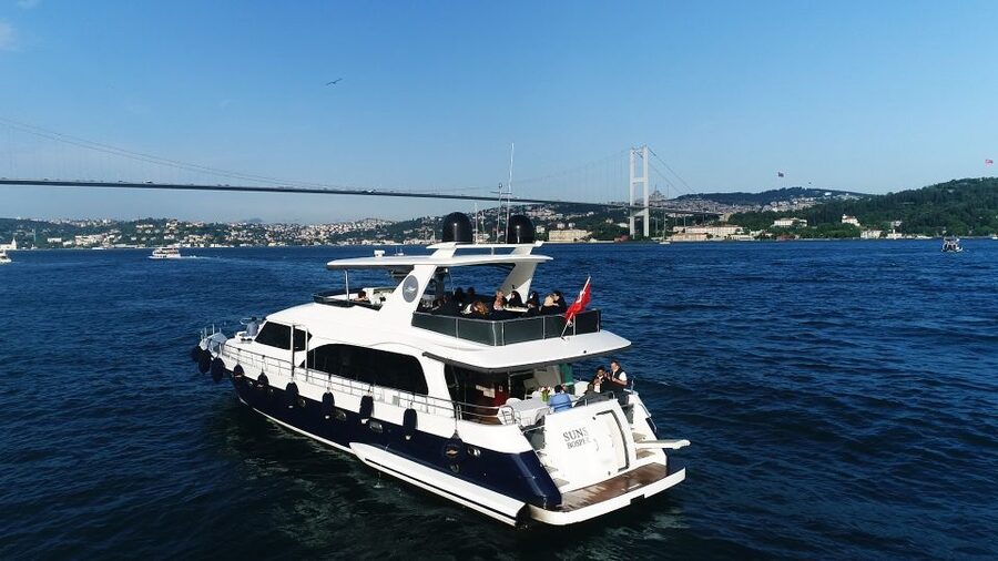 Istanbul: Dolmabahce Palace Tour and Bosphorus Yacht Cruise - Boarding the yacht for the Bosphorus