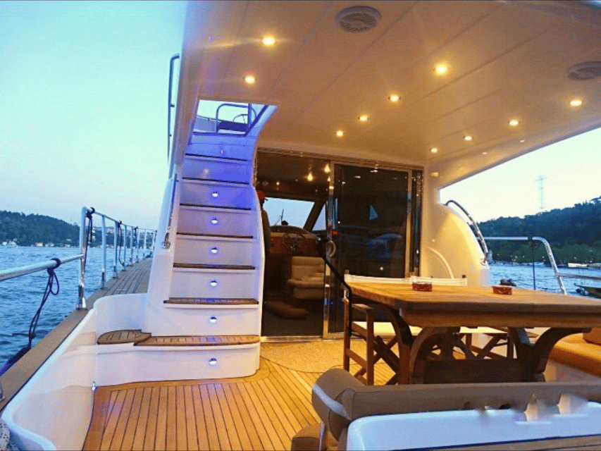 Istanbul: Private Bosphorus Tour On Luxury Yacht - Maiden’s Tower is the visual centerpiece