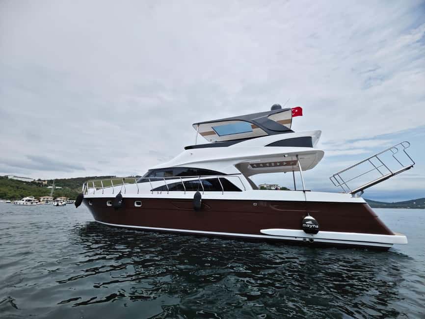 Istanbul: Private Bosphorus Yacht with Tour Guide and Snacks - Leaving the European shore