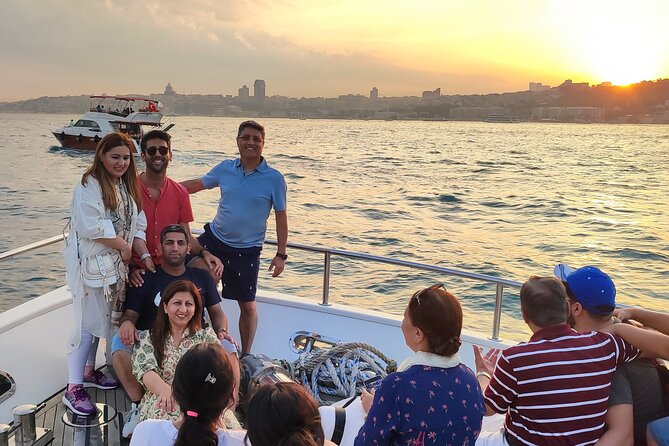 Istanbul Sunset Cruise on Luxury Yacht - Guided Group Cruise - Rumeli Fortress and the second bridge
